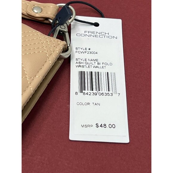 French Connection - Wristlet Wallet - Tan - Picture 12 of 13